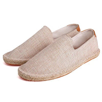 Espadrilles Women Shoes Patchwork Slip on Summer Shoes Men Loafers Breathable Canvas Shoes Jute Wrapped Shoes Unisex Outwear